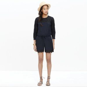 Madewell Bistro eyelet romper